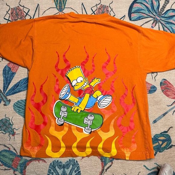 BART Simpson 2003 AOP graphic Tshirt size S - Picture 2 of 4